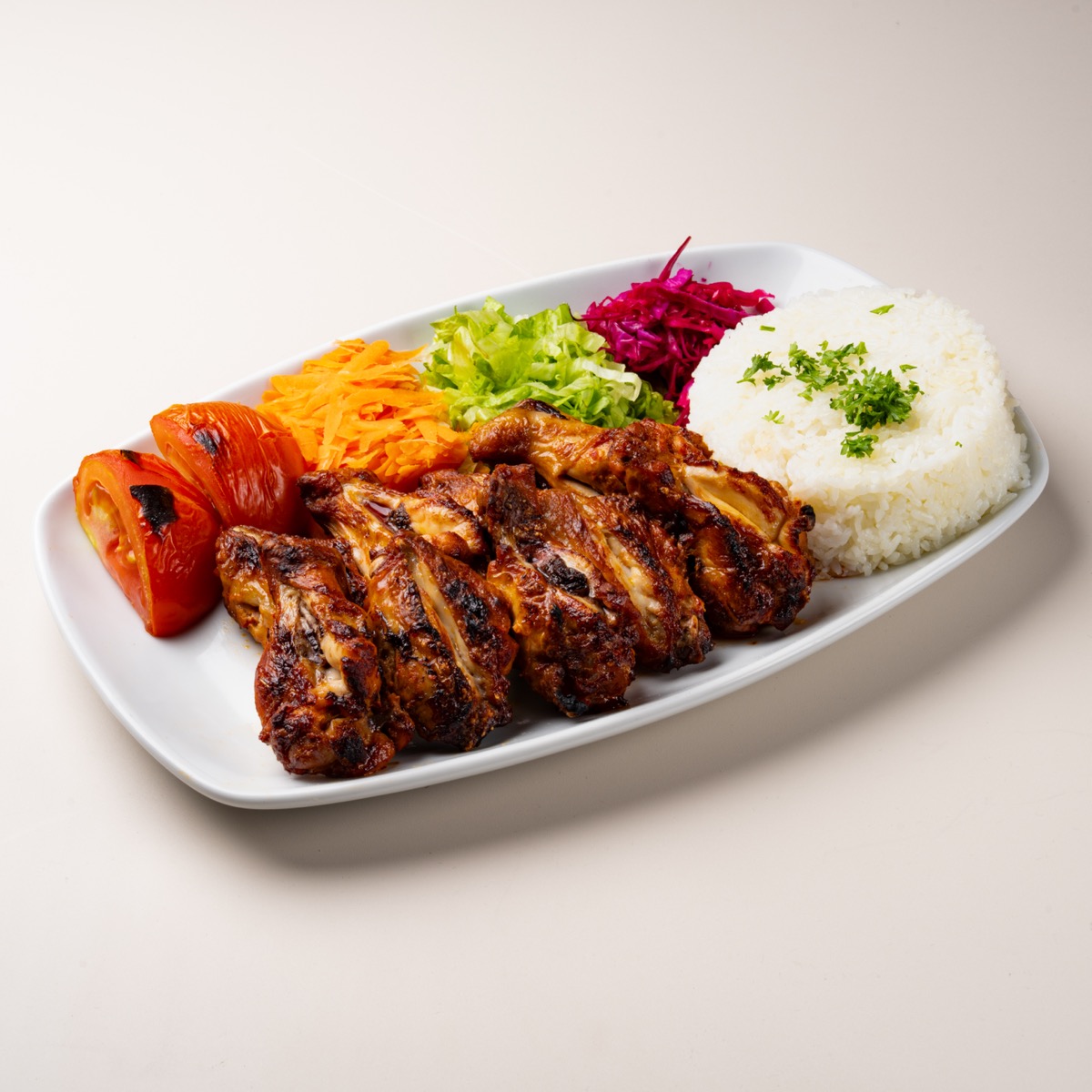 Charred Turkish grilled chicken wings