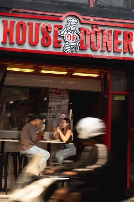 House of Döner storefront in daylight