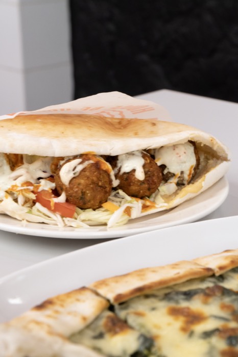 Döner wrapped in House of Döner branded paper